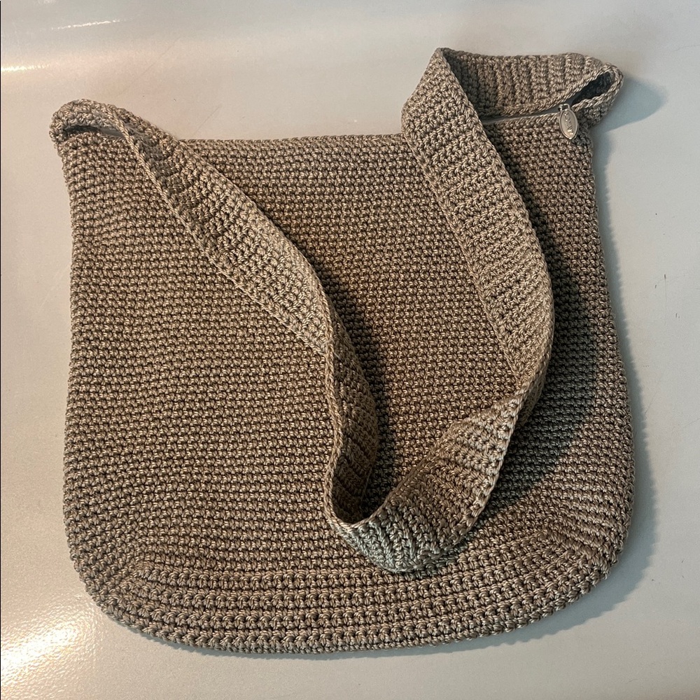 Old navy Elegant Tan Knit Shoulder Bag